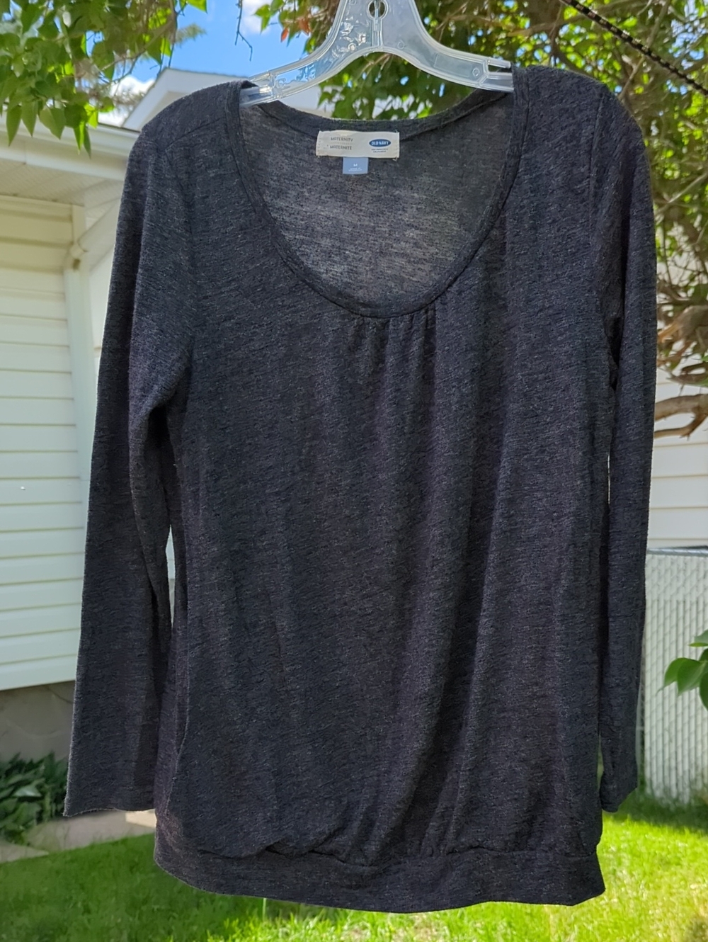 Old Navy Maternity Coop-Neck Long Sleeve Top